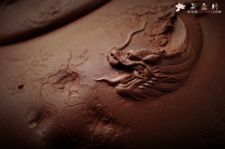 紫砂壶图片：孙金立 全手龙行龚春 精品代表作 丛林系列 - 宜兴紫砂壶网