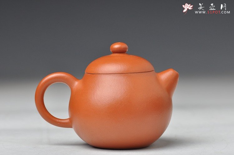 紫砂壶图片：徐亚春老师义拍作品 全手朱泥小文旦 雅安我们在一起  - 宜兴紫砂壶网