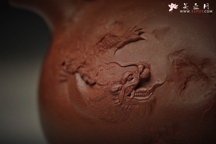 紫砂壶图片：孙金立 全手龙行龚春 精品代表作 丛林系列 - 宜兴紫砂壶网