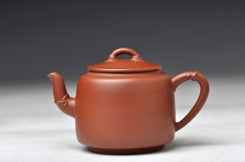 紫砂壶图片：曲峰经典原创作品 玲珑线条 涌动的心情 情义结 耐品 - 宜兴紫砂壶网