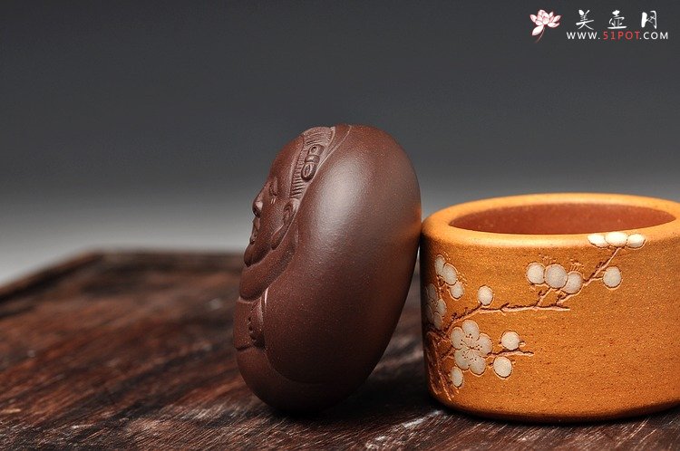 紫砂壶图片：手把件之和气致祥 细腻好玩 - 宜兴紫砂壶网