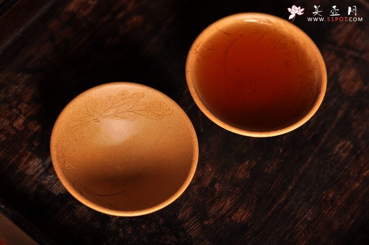 紫砂壶图片：老段泥斗笠杯 荷韵生香~ - 宜兴紫砂壶网