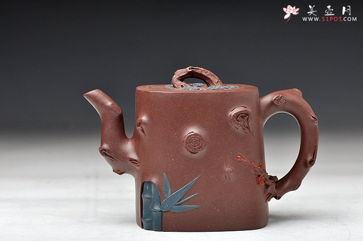 紫砂壶图片： 全手浑方三友  - 宜兴紫砂壶网