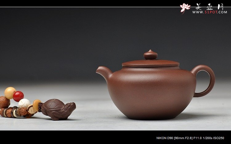 紫砂壶图片：灵气可爱 工料一流  全手古泉 - 宜兴紫砂壶网