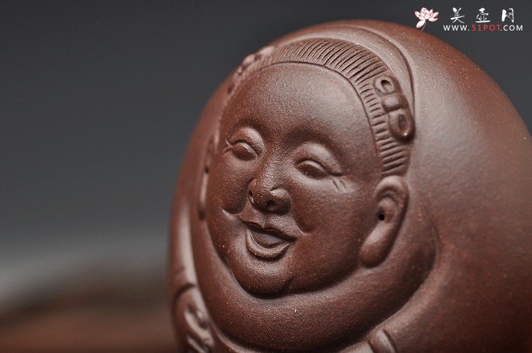 紫砂壶图片：手把件之和气致祥 细腻好玩 - 宜兴紫砂壶网