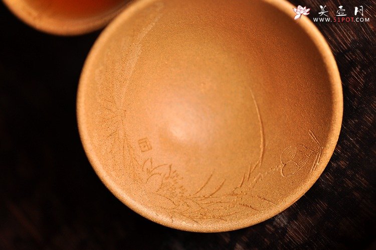 紫砂壶图片：老段泥斗笠杯 荷韵生香~ - 宜兴紫砂壶网