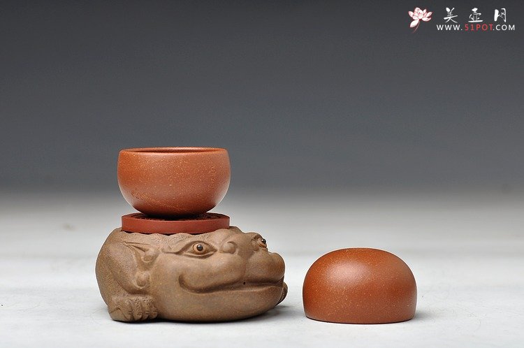 紫砂壶图片：最新作品 降坡泥 迷你围棋杯 娇小 功夫茶 - 宜兴紫砂壶网