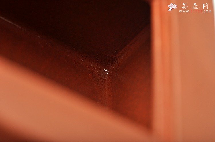 紫砂壶图片：正气浩然  全手工镶片 四方求正 君子之立 - 宜兴紫砂壶网