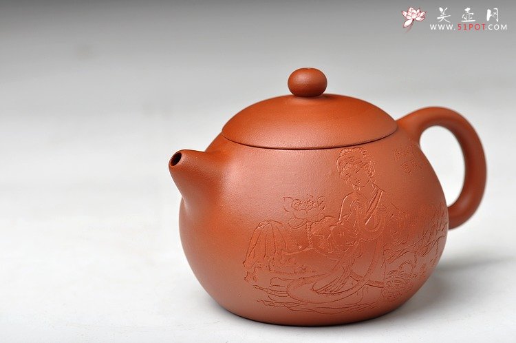 紫砂壶图片：西施中的西施 清妍 细腻 全手红泥西施  勿忘侬~ - 宜兴紫砂壶网