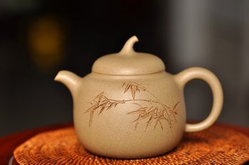 紫砂壶图片：传统经典 景舟茄段 - 宜兴紫砂壶网