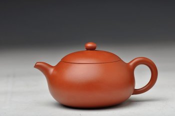 紫砂壶图片：实用精品 铁观音利器 晴红 灵气可人 - 宜兴紫砂壶网