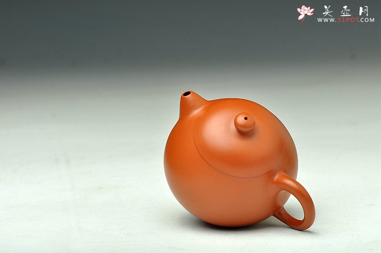 紫砂壶图片：饱满有趣 适合铁观音 全手小品文旦 - 宜兴紫砂壶网