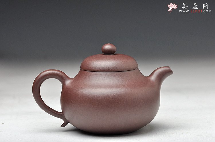 紫砂壶图片：珠圆玉润 实用大品 敦厚  手工练泥 全手工圆珠   - 宜兴紫砂壶网