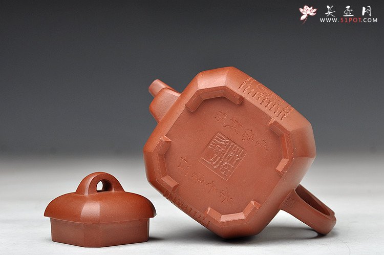 紫砂壶图片：史金妹经典代表作 端庄典雅 全手工八仙过海之八方福壶 - 宜兴紫砂壶网