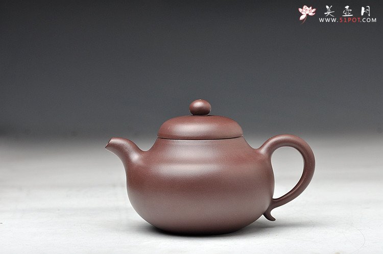 紫砂壶图片：珠圆玉润 实用大品 敦厚  手工练泥 全手工圆珠   - 宜兴紫砂壶网