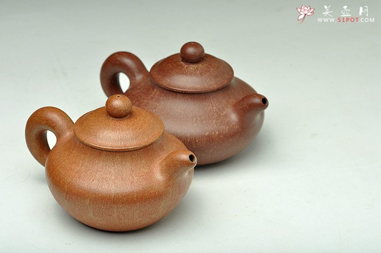 紫砂壶图片：蓄势内敛 趣味盎然 全手婉珠 创新技法表现 非常有味道~  紫泥和段泥两种 - 宜兴紫砂壶网