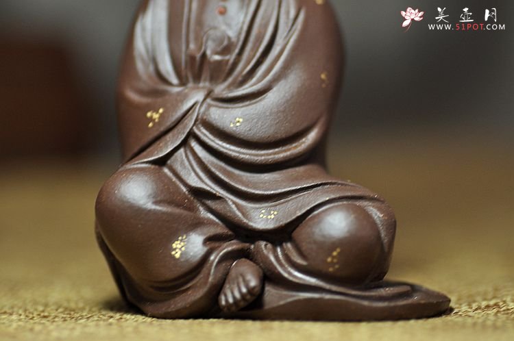 紫砂壶图片：慈悲祥和   坐观音 - 宜兴紫砂壶网