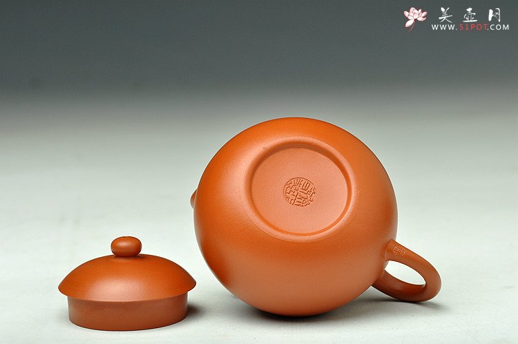 紫砂壶图片：饱满有趣 适合铁观音 全手小品文旦 - 宜兴紫砂壶网