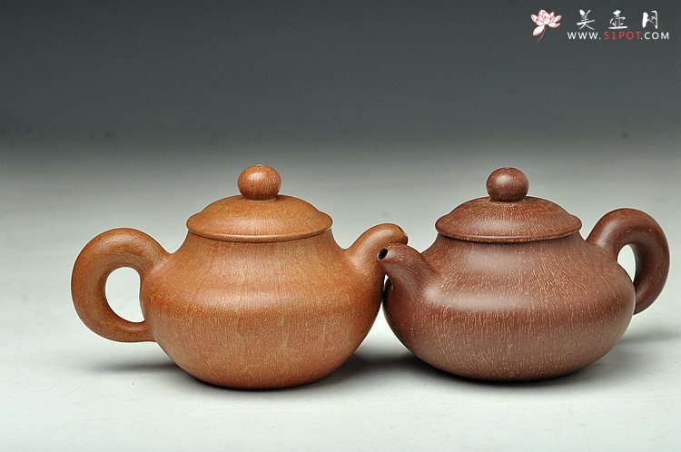 紫砂壶图片：蓄势内敛 趣味盎然 全手婉珠 创新技法表现 非常有味道~  紫泥和段泥两种 - 宜兴紫砂壶网
