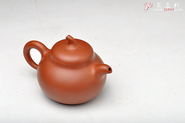 紫砂壶图片：优质降坡泥 饱满可爱  全手茄段 实用精品 - 宜兴紫砂壶网