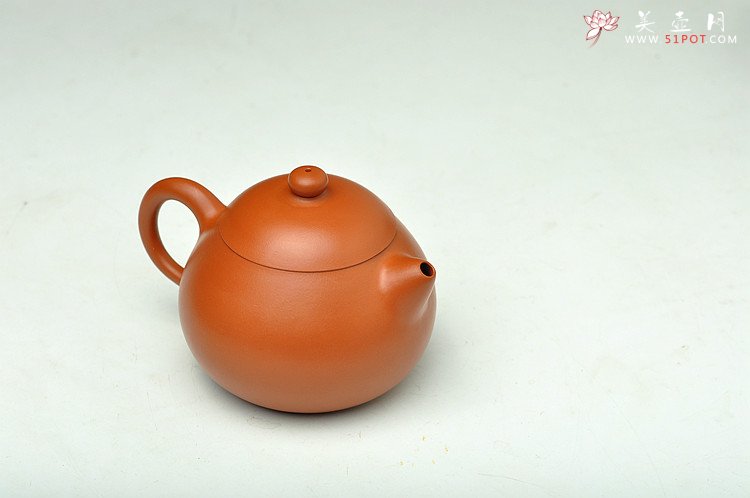 紫砂壶图片：饱满有趣 适合铁观音 全手小品文旦 - 宜兴紫砂壶网