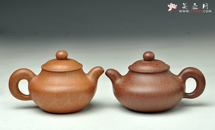 紫砂壶图片：蓄势内敛 趣味盎然 全手婉珠 创新技法表现 非常有味道~  紫泥和段泥两种 - 宜兴紫砂壶网