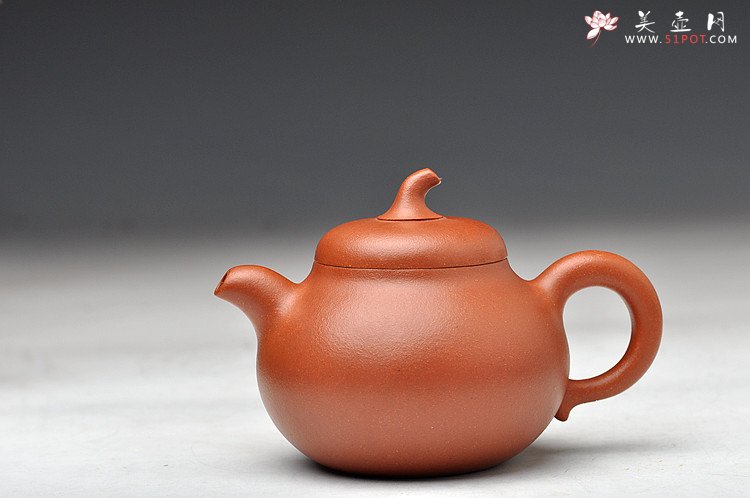 紫砂壶图片：优质降坡泥 饱满可爱  全手茄段 实用精品 - 宜兴紫砂壶网