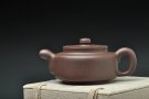 紫砂壶图片：端庄沉稳 内敛 陈进力作 精工紫茄泥   全手德韵 - 宜兴紫砂壶网