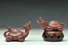 紫砂壶图片：精品龙龟茶宠 - 宜兴紫砂壶网