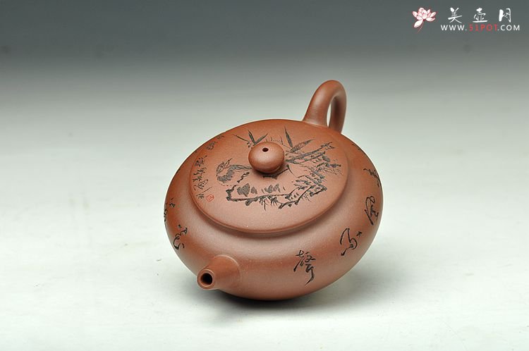 紫砂壶图片：夜来风雨声  花落知多少  璞玉 - 宜兴紫砂壶网