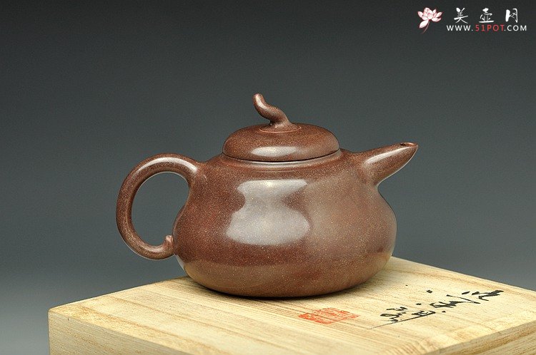 紫砂壶图片：水磨葫芦 全手作品 曼生十八式  仅此一件 - 宜兴紫砂壶网