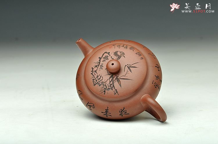 紫砂壶图片：夜来风雨声  花落知多少  璞玉 - 宜兴紫砂壶网