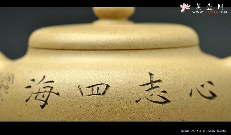 紫砂壶图片：新作 全手直流柿圆 实用精品 陆逸舟装饰 - 宜兴紫砂壶网