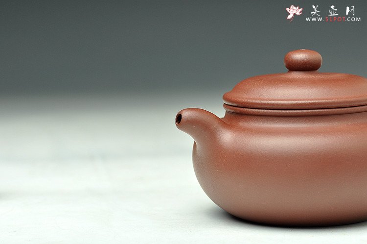 紫砂壶图片：浑厚拙朴 经典传统 全手仿古 紫红泥  - 宜兴紫砂壶网