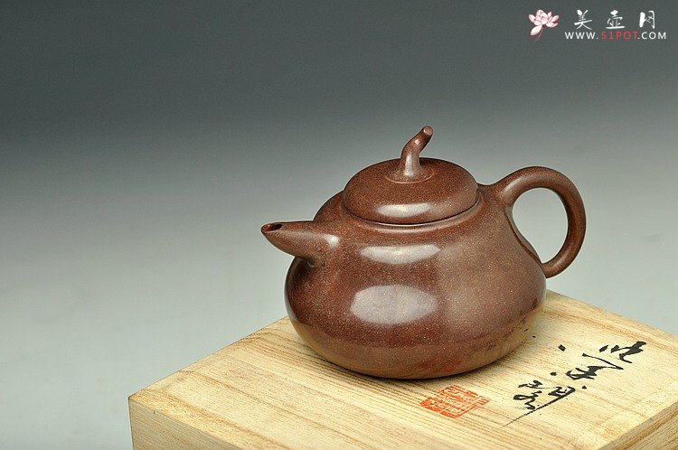 紫砂壶图片：水磨葫芦 全手作品 曼生十八式  仅此一件 - 宜兴紫砂壶网