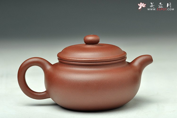 紫砂壶图片：浑厚拙朴 经典传统 全手仿古 紫红泥  - 宜兴紫砂壶网