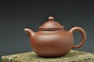 紫砂壶图片：李寒勇定样 台湾映雪山房定制亨掇 经典特拼紫泥 - 宜兴紫砂壶网