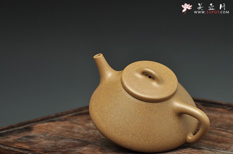 紫砂壶图片：性价比好瓢 全手段泥小子冶石瓢 挺拔秀气 - 宜兴紫砂壶网