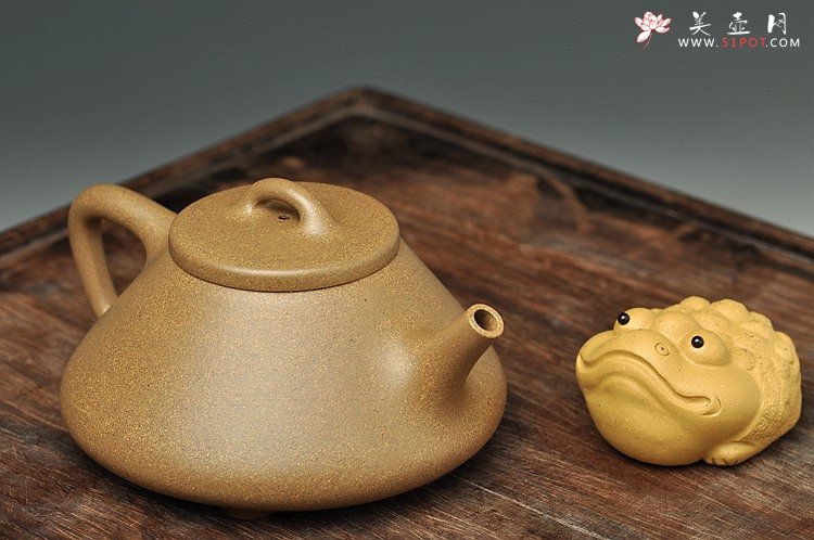 紫砂壶图片：性价比好瓢 全手段泥小子冶石瓢 挺拔秀气 - 宜兴紫砂壶网