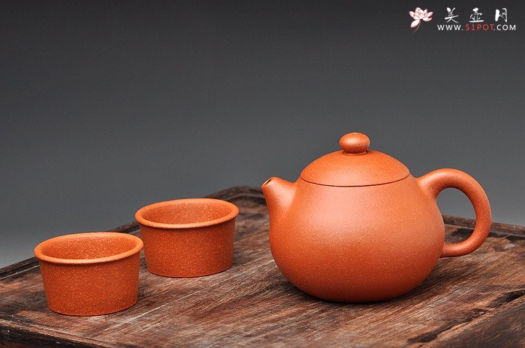 紫砂壶图片：加量不加价 美壶特惠 降坡泥之文旦套组 适茶传统器形和泥料 - 宜兴紫砂壶网