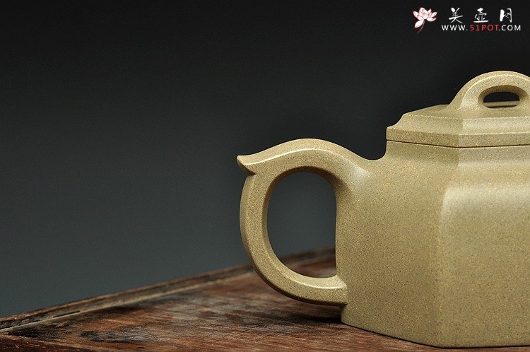 紫砂壶图片：许学军全手工二等奖获奖作品 全手六方井泉  经典代表作 - 宜兴紫砂壶网