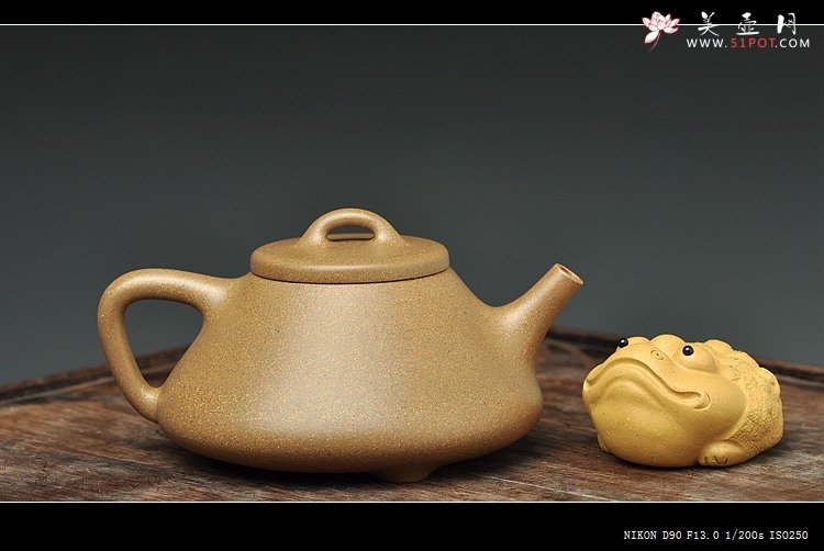 紫砂壶图片：性价比好瓢 全手段泥小子冶石瓢 挺拔秀气 - 宜兴紫砂壶网