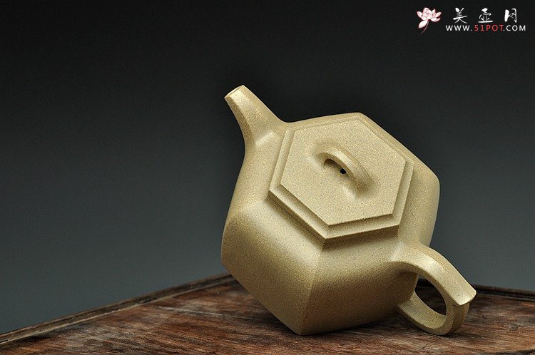 紫砂壶图片：许学军全手工二等奖获奖作品 全手六方井泉  经典代表作 - 宜兴紫砂壶网