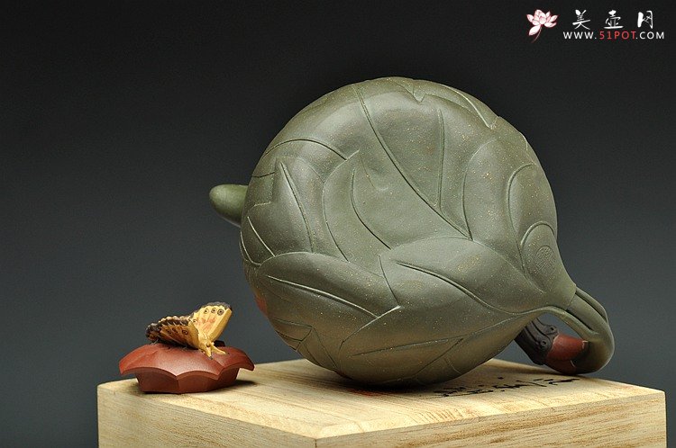 紫砂壶图片：国色天香之牡丹壶 蒋蓉经典款型 - 宜兴紫砂壶网