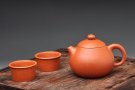 紫砂壶图片：加量不加价 美壶特惠 降坡泥之文旦套组 适茶传统器形和泥料 - 宜兴紫砂壶网