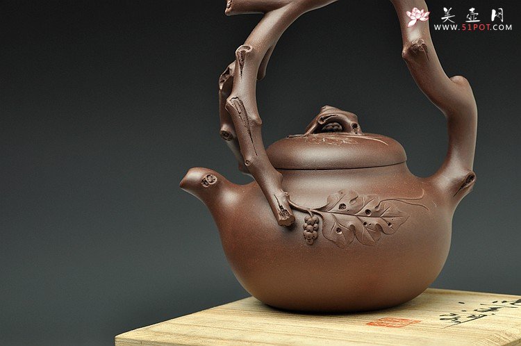 紫砂壶图片： 丰收提梁 - 宜兴紫砂壶网