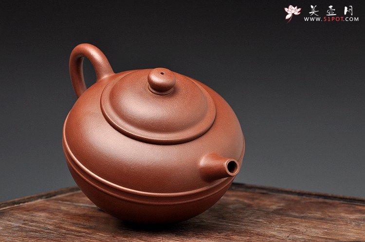 紫砂壶图片：潘小东全手新作 追慕古韵  明式腰线  - 宜兴紫砂壶网