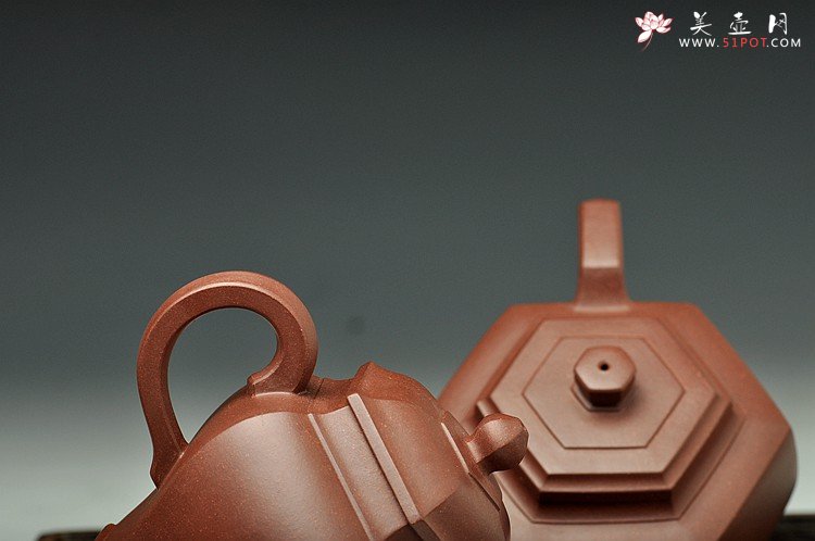 紫砂壶图片：何卫枫近作 全手工 六方对壶 - 宜兴紫砂壶网