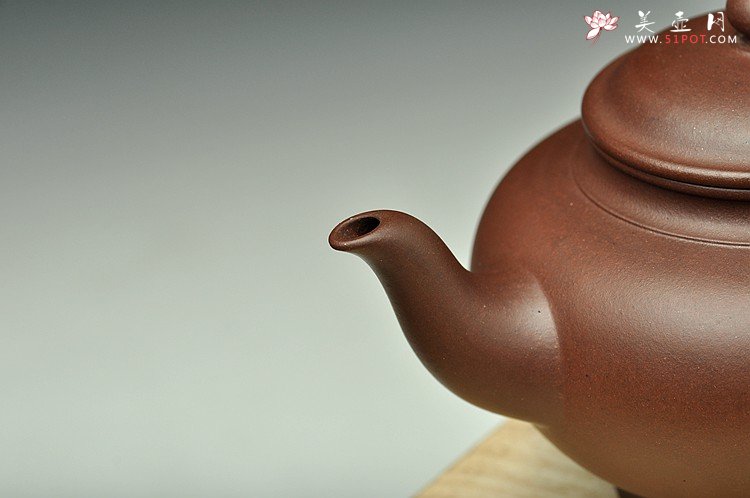 紫砂壶图片：飘然仙逸 清灵静美 全手笑樱 老紫泥 - 宜兴紫砂壶网