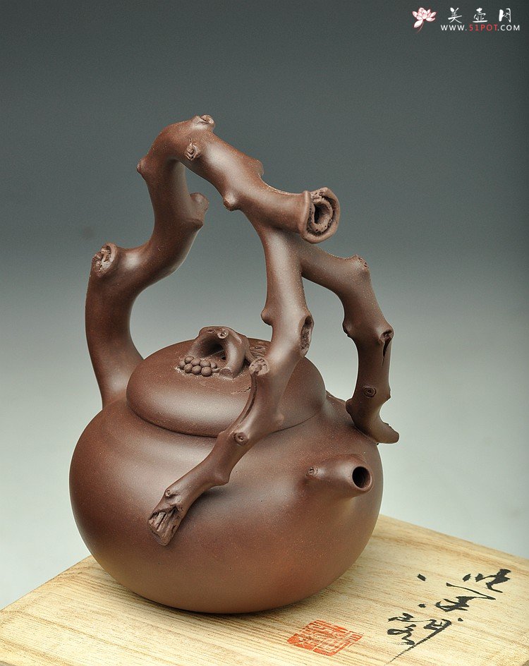 紫砂壶图片： 丰收提梁 - 宜兴紫砂壶网